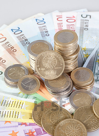 Euro und Drachme