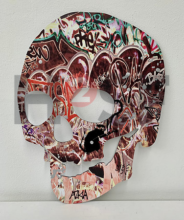 Skull grau