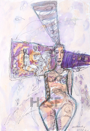 Hunter Margaret_05_Mischtechnik auf Papier, 21 x 30 cm