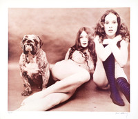Lichtdruck, 2 Modelle und Anton,