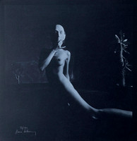 Lichtdruck, Mit Palme und weißer Maske, 1979