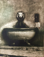 Lichtdruck, Römische Badewanne, 1967