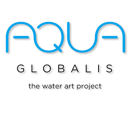 Aqua Globalis_Logo_water art unetrzeile_Schatten