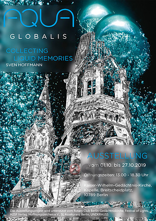 Plakat Ausstellung Aqua Globalis_Gedächtniskirche