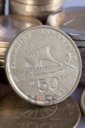 Euro und Drachme