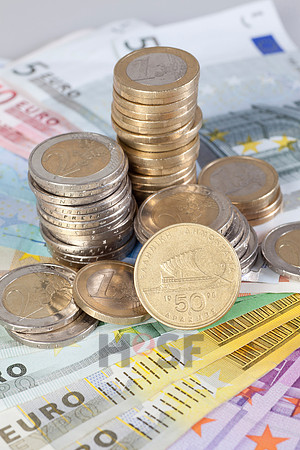 Euro und Drachme