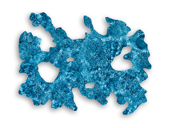 shaped photographs_Amorphes Blau I