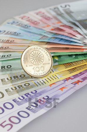 Euro und Drachme