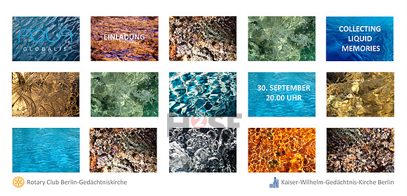 Einladung Ausstellung Aqua Globalis_Gedächtniskirche frontside