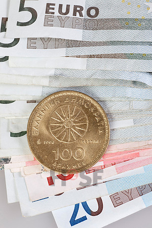 Euro und Drachme