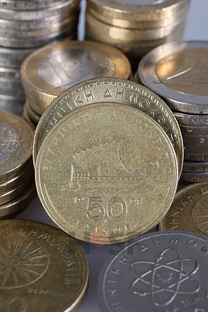 Euro und Drachme