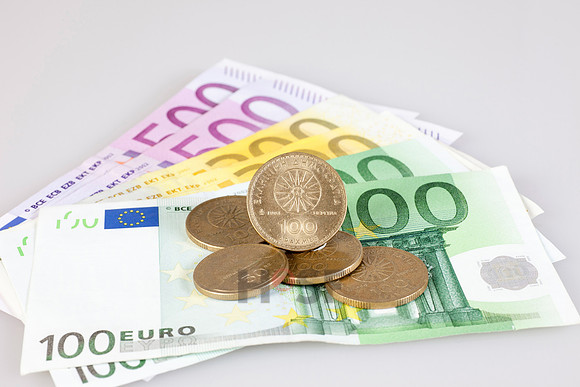 Euro und Drachme