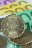 Euro und Drachme