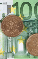 Euro und Drachme