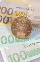 Euro und Drachme