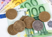Euro und Drachme